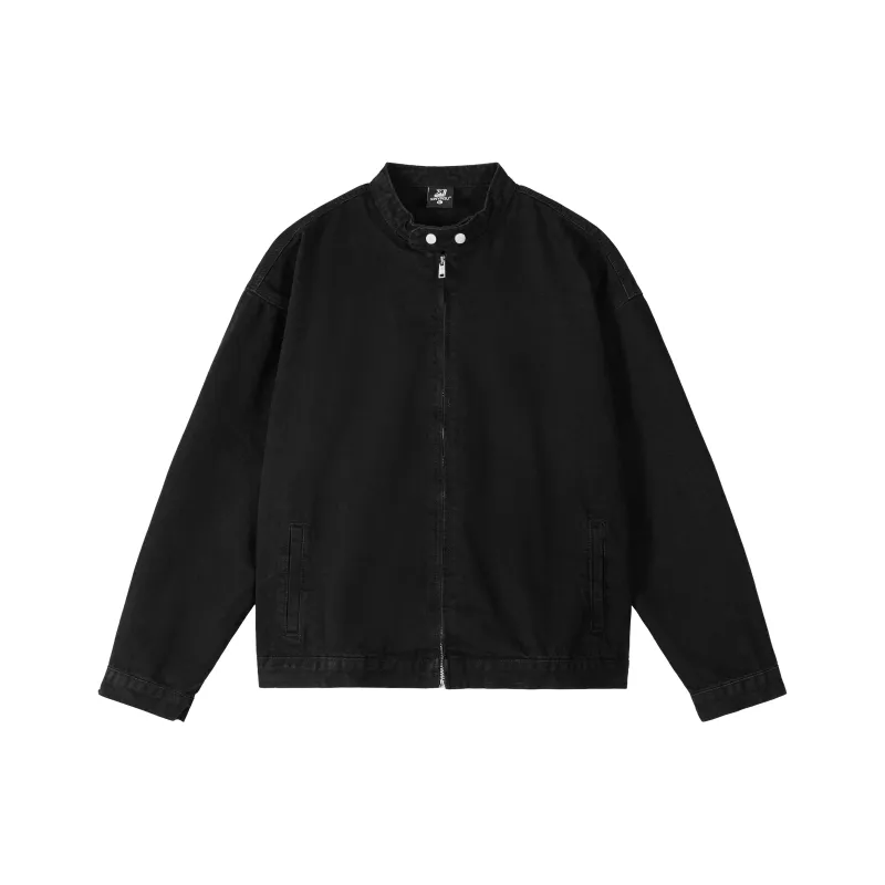 XINYINSU FW24 Denim Jacket Unisex Dark Blue-2