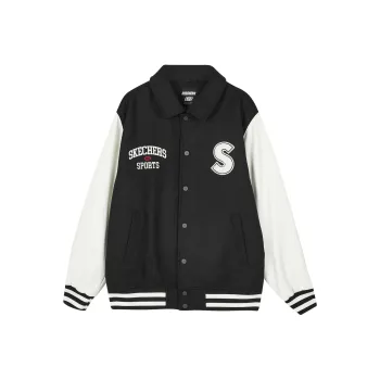 Skechers Puffer Jacket Men's Carbon Black