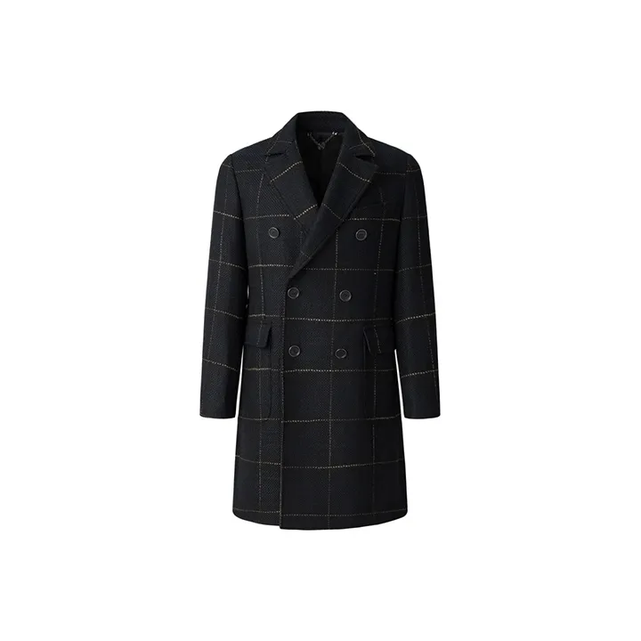 RARE Coats Men Navy Blue-0