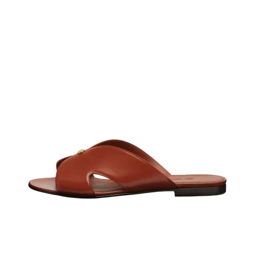Loro Piana Slide Slippers Women's Brown