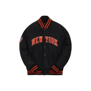 KITH Golden Bear For New York Knicks Varsity Jacket