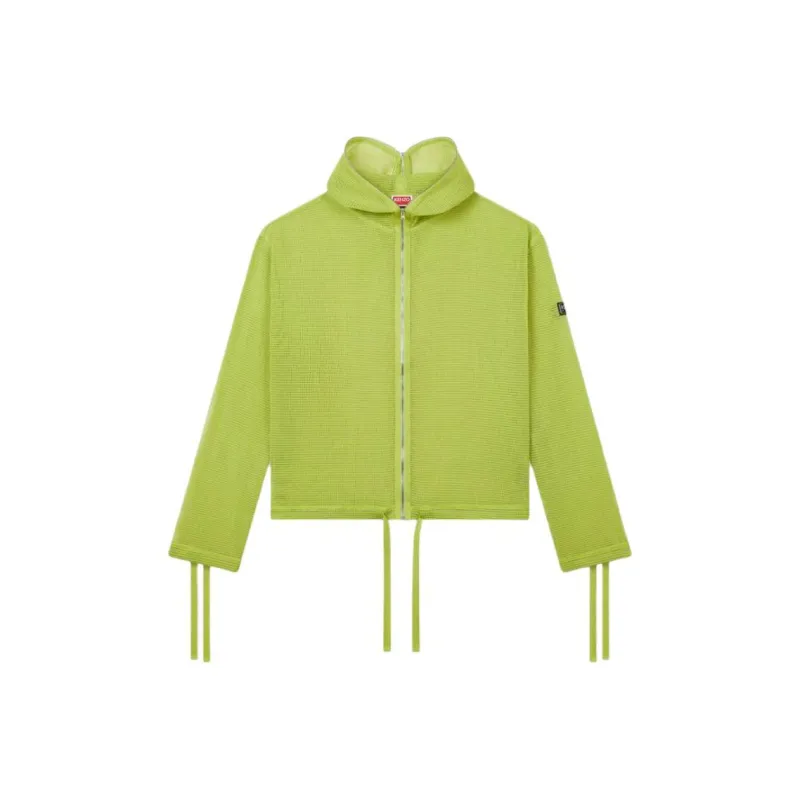 KENZO Mesh Zip up Hoodie-0