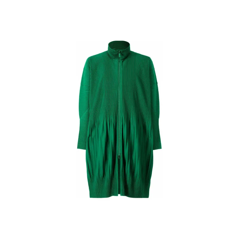 Homme Plissé Issey Miyake FW22 Coat Men's Green-0