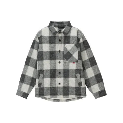 Levi's Jackets Coats Men's Gray White