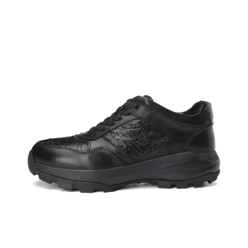 BEN SHERMAN Slip Resistant Low Top Casual Shoes Men's Black