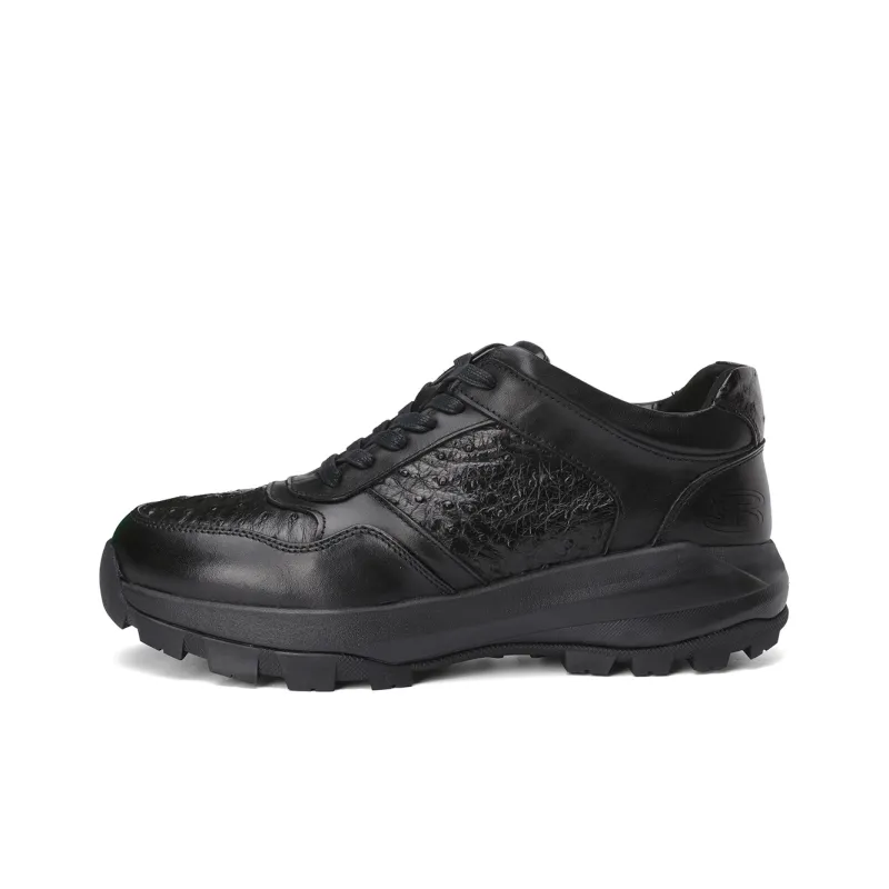 BEN SHERMAN Slip Resistant Low Top Casual Shoes Men's Black-0