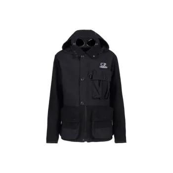 C.P.Company Duffel Mixed Goggle Hooded Jacket