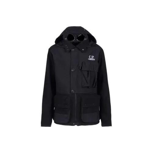 C.P.Company Duffel Mixed Goggle Hooded Jacket