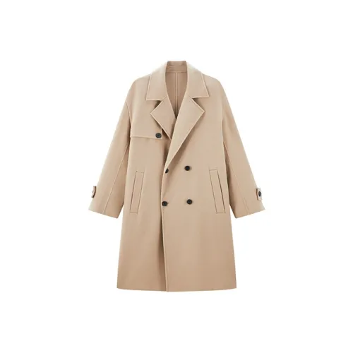PEACEBIRD MEN Woolen Coat Men's
