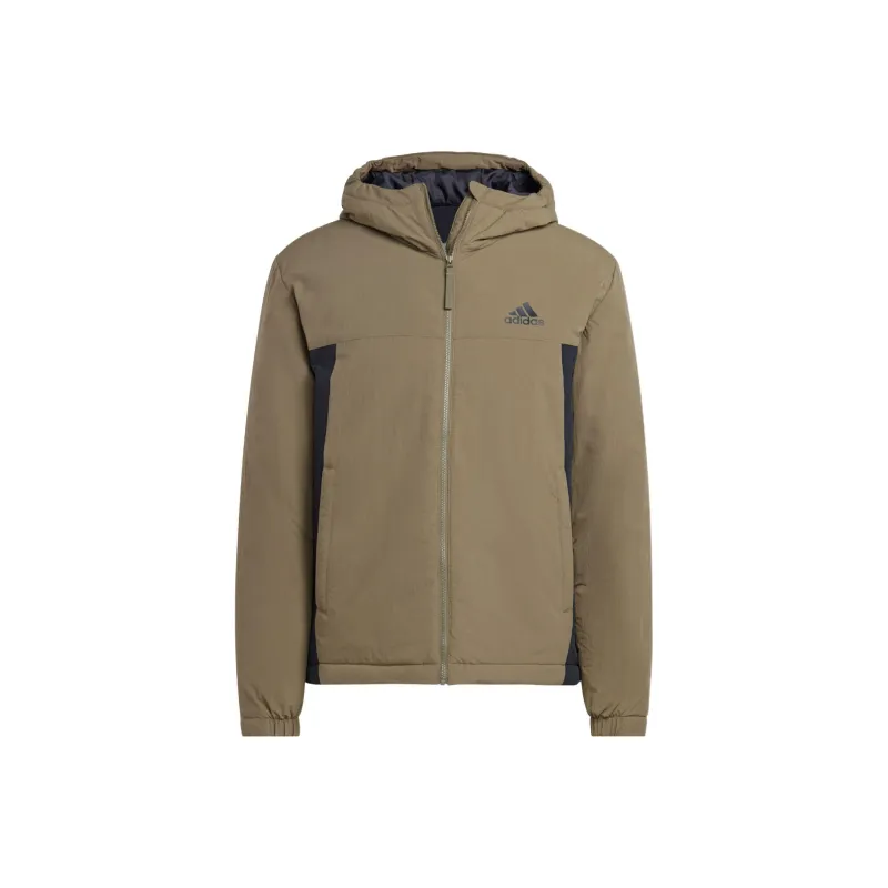 Adidas Puffer Jackets Men Strata Olive Green-0