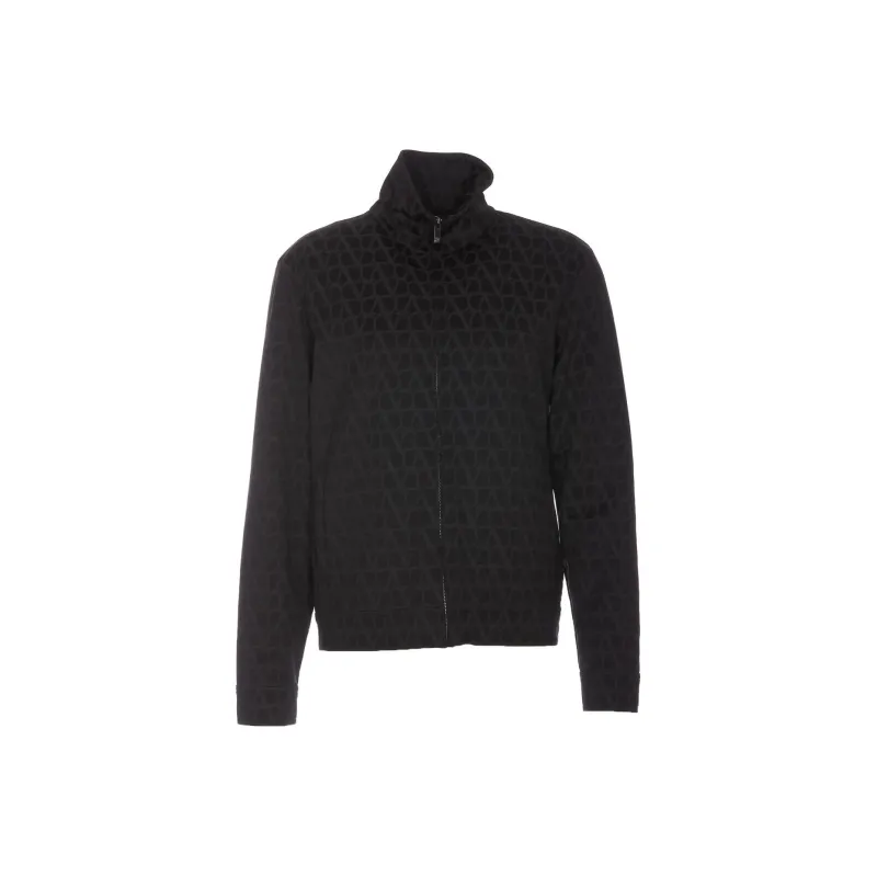Valentino Toile Iconographe Print Zip Up Track Jacket-0