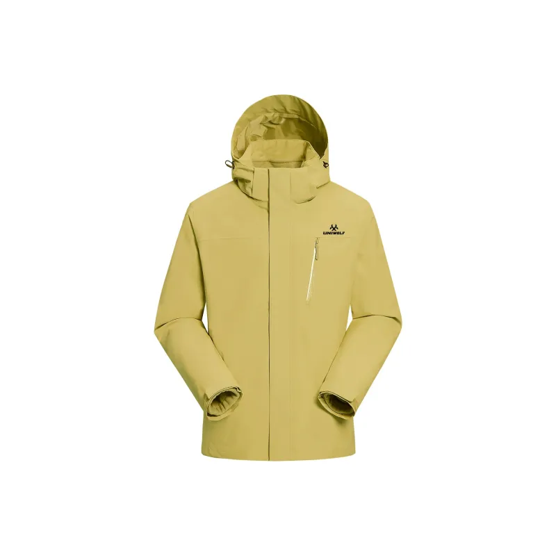 UNIWOLF Water Resistant Windproof Breathable Warm And Rainproof Windbreaker Jacket Unisex-6