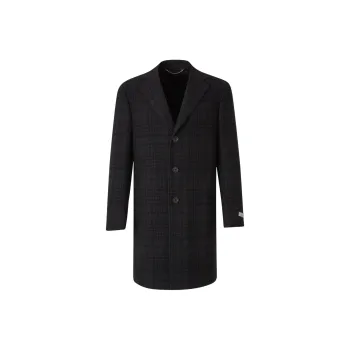 Canali Checked Coat