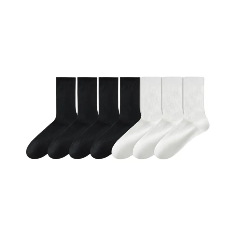 Temooues Mid Calf Socks Women's Combo Set-11