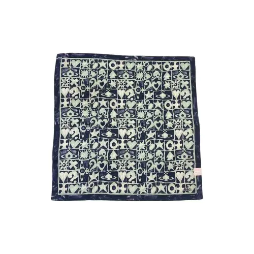 Vivienne Westwood Silk Scarves Women's Blue