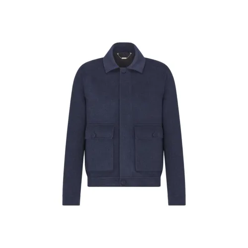 DIOR Icon FW24 Jackets Coats Men's Blue