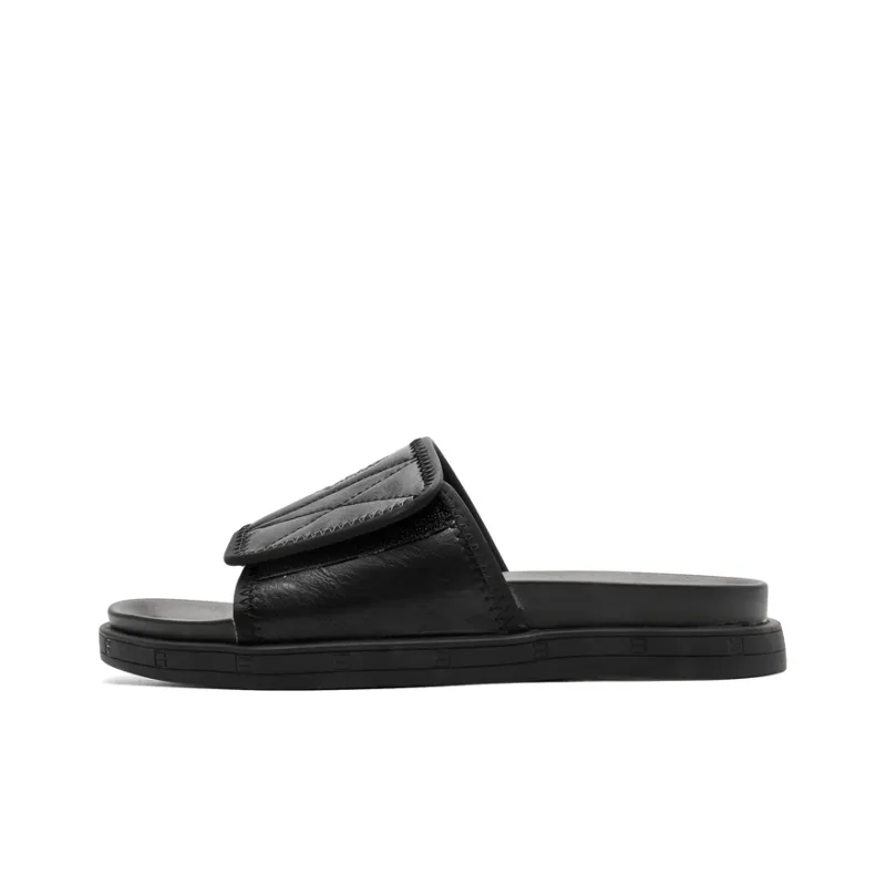 Ignition Stitching Odor Resistant, Abrasion Resistant Slide Slippers Men's Black-0