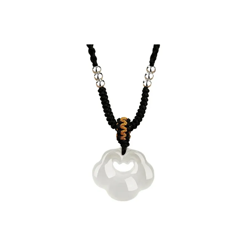 Bubble Scallops Chalcedony Necklaces Unisex-0