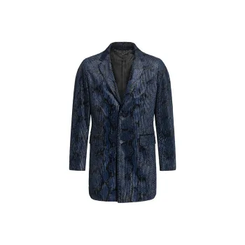 RARE Coats Men Blue