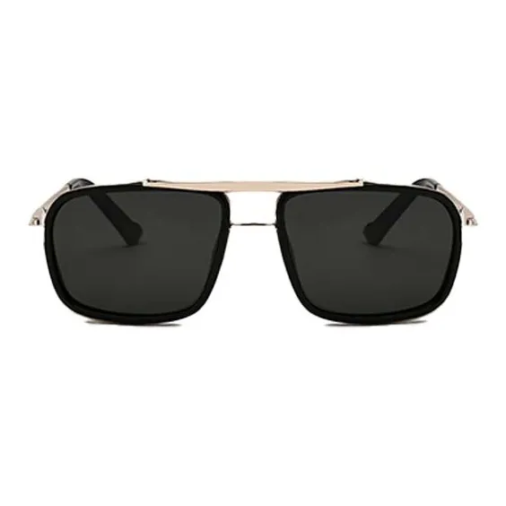YUZHAOLIN Metal Irregular Shape Sunglasses Unisex-0