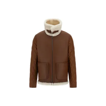 GUESS Jackets Coats Men's Brown