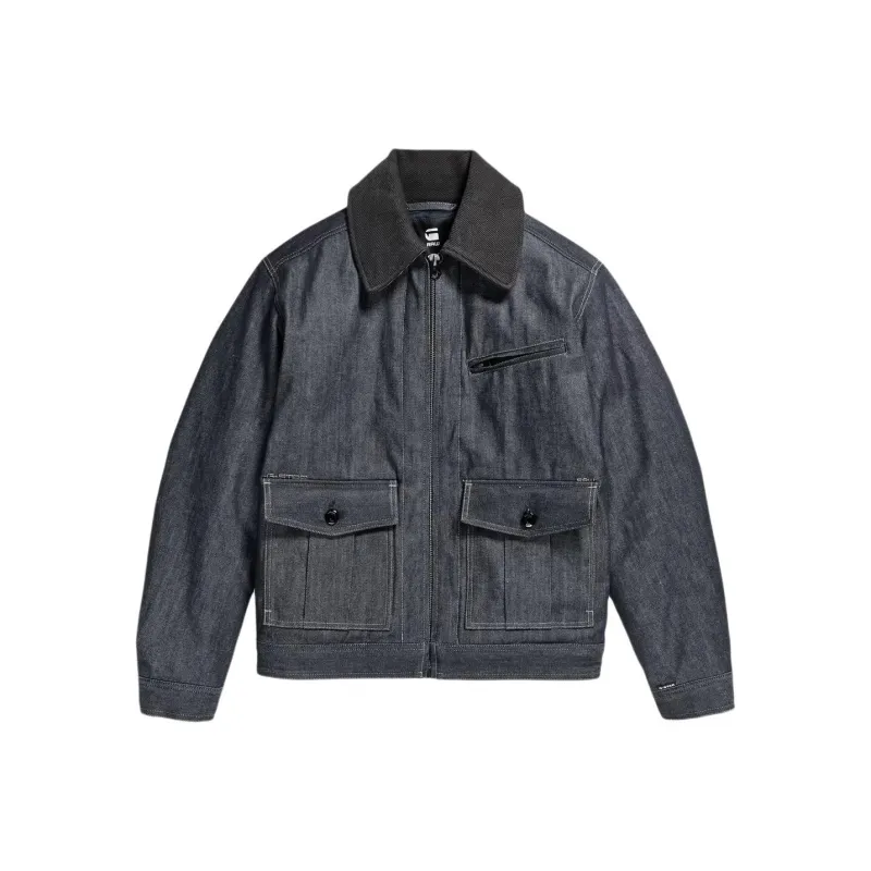 G STAR RAW Jackets & Coats Men's Black Gray-0
