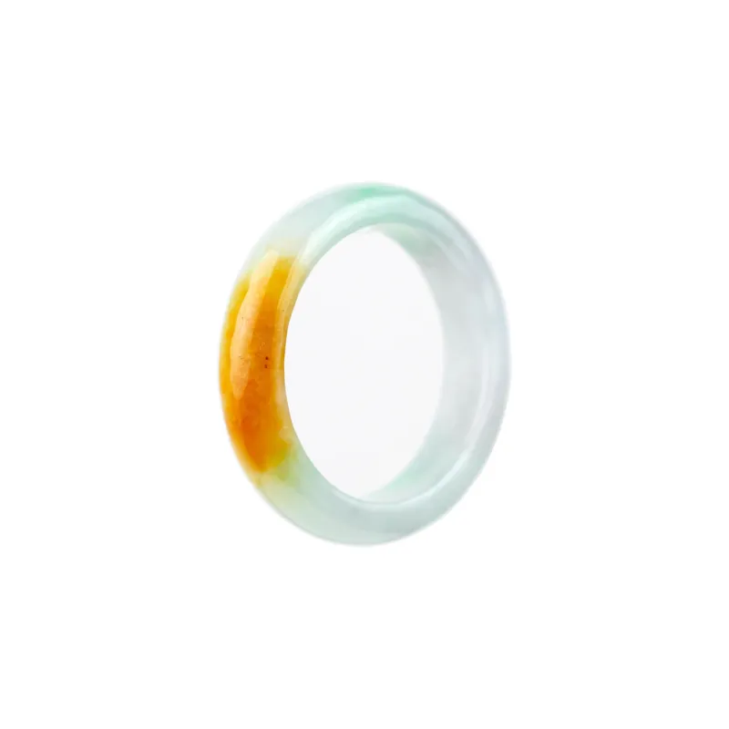 Clear Snow Glutinous Jade Jadeite Rings Unisex-0