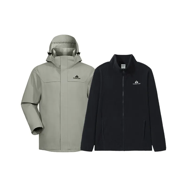 PIONEER CAMP Water-Resistant Windproof Breathable Wear-Resistant Warm Water-Repellent Windbreaker Jacket Unisex-57