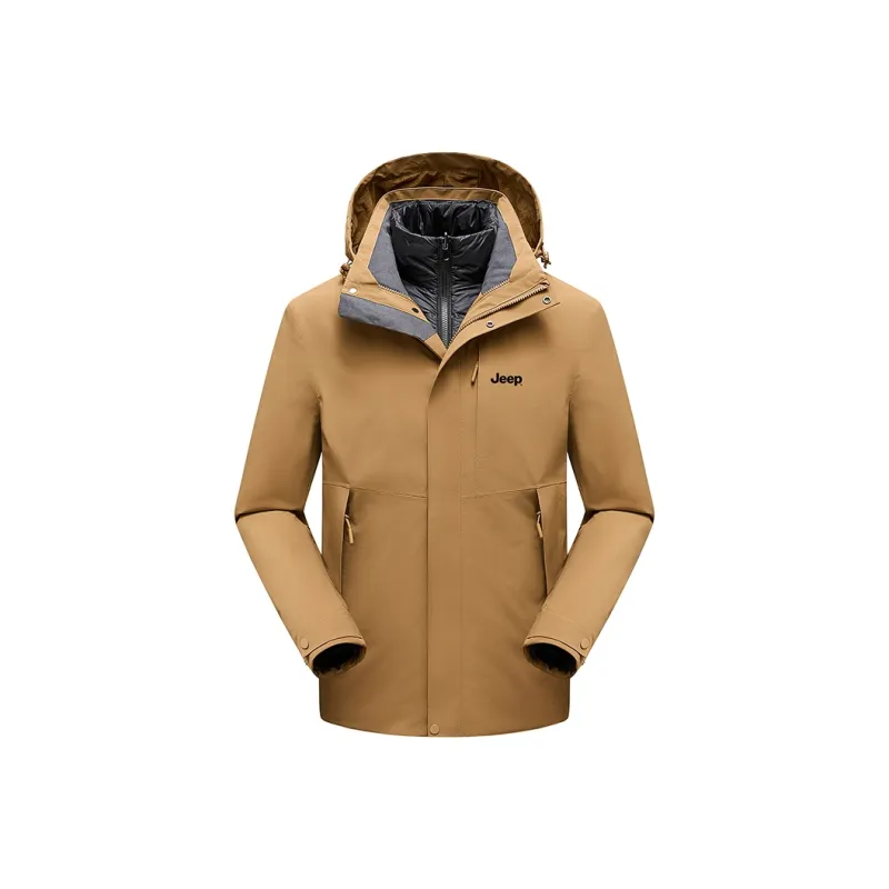 Jeep Warm Water Resistant Windproof Windbreaker Jacket Unisex-3