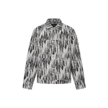 URBAN REVIVO Denim Jacket Men's Jet Black