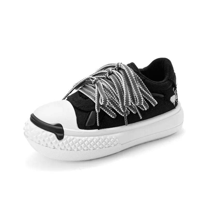 The Simpsons Canvas Shoes Unisex Low Top Black/Vanilla Ecru/Beige Black-3