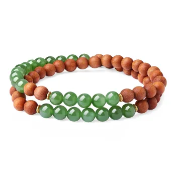 LAOMIAO Hetian Jade Bracelets Green Jade Women's