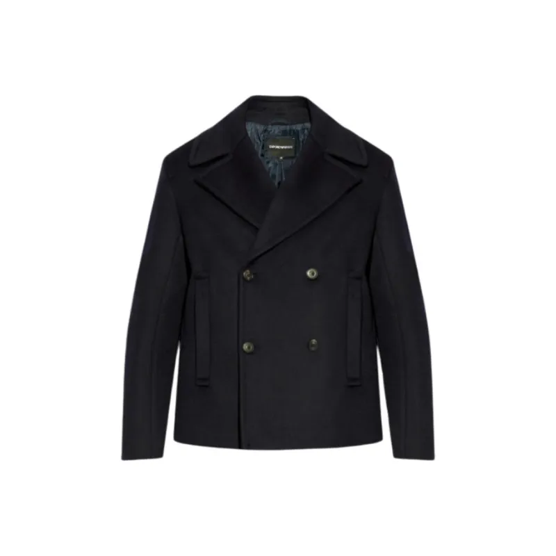 EMPORIO ARMANI Double Breasted Long Sleeved Jacket-0