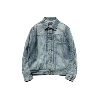 Sacai Denim Jacket Men's Light Blue