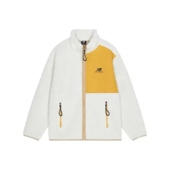New Balance Velvet Jackets Unisex White