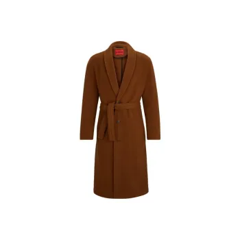 HUGO BOSS Coats Men Rusty Copper