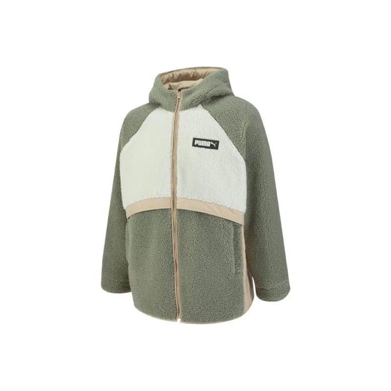 PUMA Winterized Velvet Jackets Unisex Pebble Gray-0