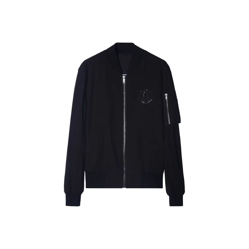 TCH Jackets Unisex Black With Silver Logo-0