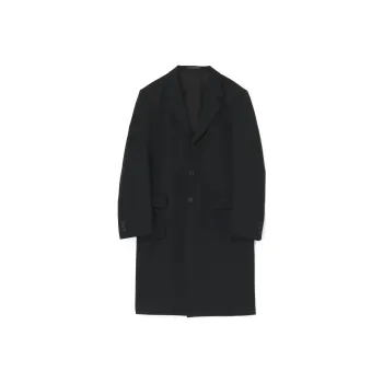 Yohji Yamamoto Pour Homme Coats Men's Black