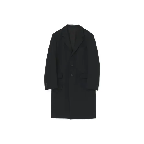 Yohji Yamamoto Pour Homme 블랙 남성 코트