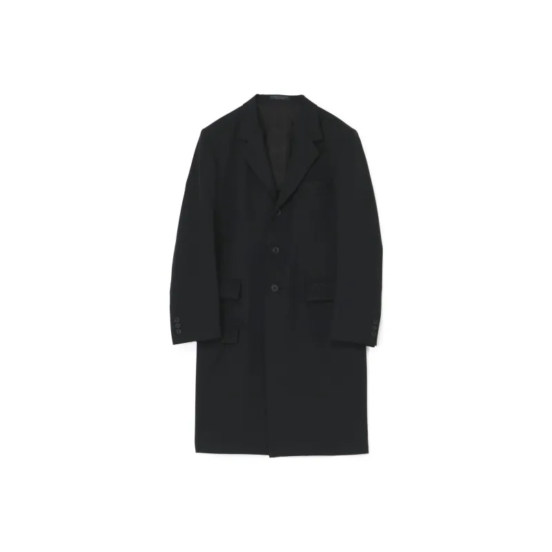 Yohji Yamamoto Pour Homme Coats Men's Black-0