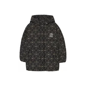 MLB Monogram NEW YORK YANKEES Down Jacket Unisex Black