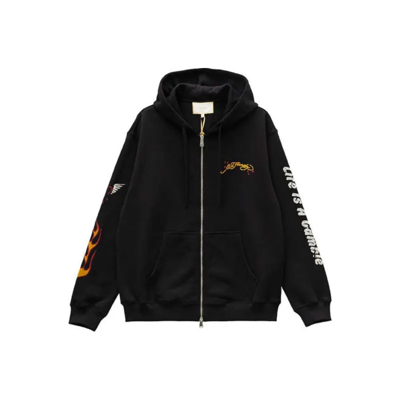 Ed Hardy Jackets Men Black-0