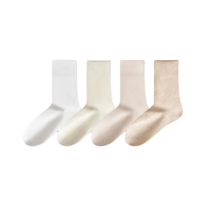 Temooues Mid Calf Socks Women's Combo Set-5
