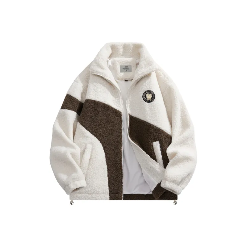 SHINCHAN Velvet feel Coat Unisex-3