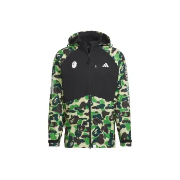 Bape Black X Adidas Jackets Men Black