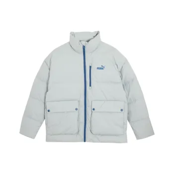 PUMA Jackets Unisex Light Gray