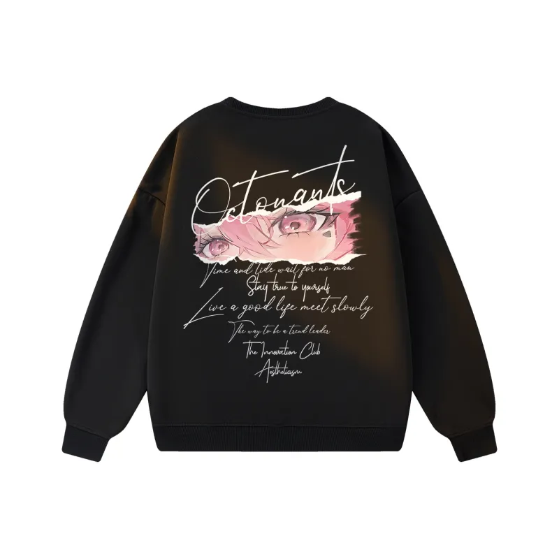 Small Columns Under The Sea Sweatshirt Unisex-6