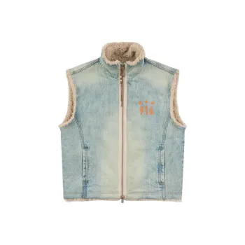 Good Bai X Levis GOOD BAI Collaboration Vests Men Light Blue