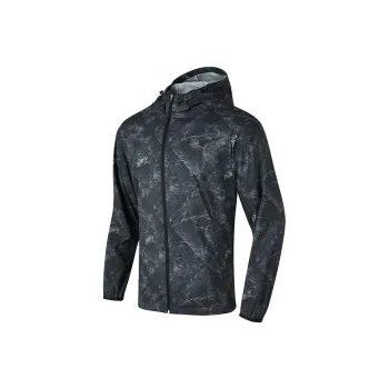 Skechers Basic Sports Series Breathable Sun Protection Clothing Men's Black Brown Textured